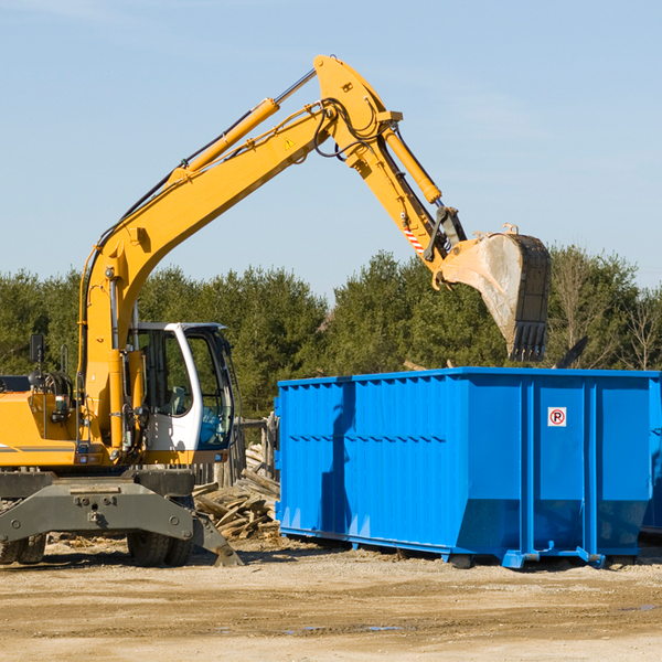 can i request a rental extension for a residential dumpster in Germantown KY